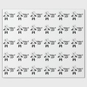 Cadeau Penser à vous Poupée Voodoo envelopper papier (Plat)