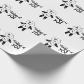 Cadeau Penser à vous Poupée Voodoo envelopper papier (Coin)