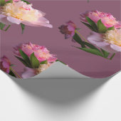 Cadeau Peony Flowers beau papier d'enveloppement (Coin)