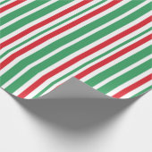 Cadeau Pepperment Green Christmas Candy Papier d'envelopp (Coin)
