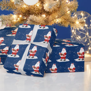 Cadeau père Noël Bubble Papier d'enveloppement de thé