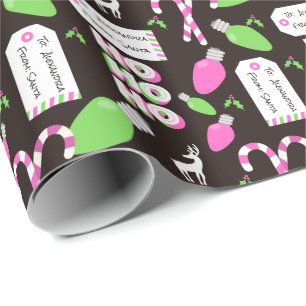Cadeau Père Noël de Noël personnalisé et papier d'env