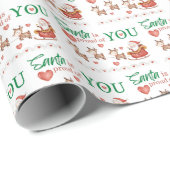 Cadeau Père Noël Est Fier De Vous Envelopper Du Papier (Coin rond)