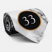 Cadeau personnalisé Cravate d'anniversaire Design  (Roulé)