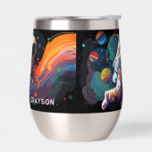 Cadeau personnalisé d'astronaute dans l'espace (Gauche)