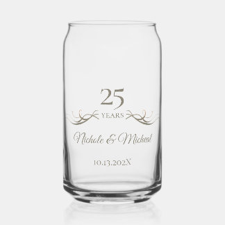 Cadeau personnalisé de 25e anniversaire de mariage