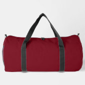 Cadeau personnalisé de baseball rouge Duffel sac c (Verso)