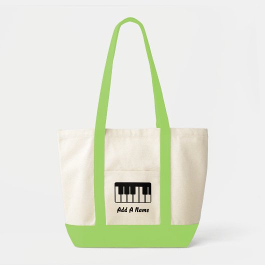 Cadeau personnalisé de clavier de sac de musique (Devant)
