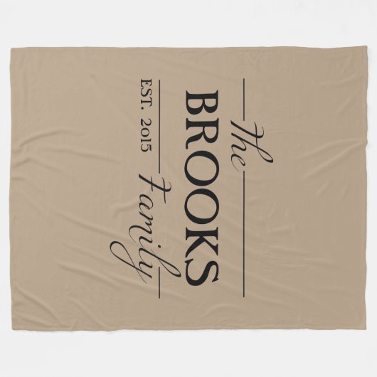 Cadeau personnalisé de couverture de jet de nom de (Devant (Horizontal))