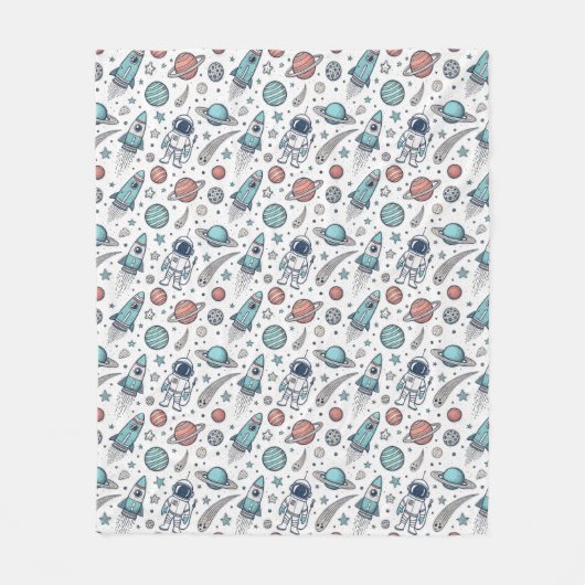 Cadeau personnalisé de couverture de roquette plan (Devant)