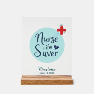 Cadeau personnalisé de fin d'études d'infirmière a