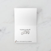 Cadeau personnalisé de Merci (Intérieur)