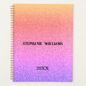 Cadeau personnalisé de monogramme de scintillement (Devant)