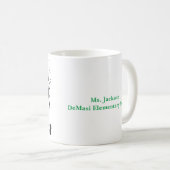 Cadeau personnalisé de mug pour orthophoniste (Devant droit)