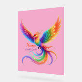 Cadeau personnalisé de nom et date de naissance de (Angle)