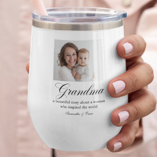 Cadeau personnalisé de photo de grand-mère