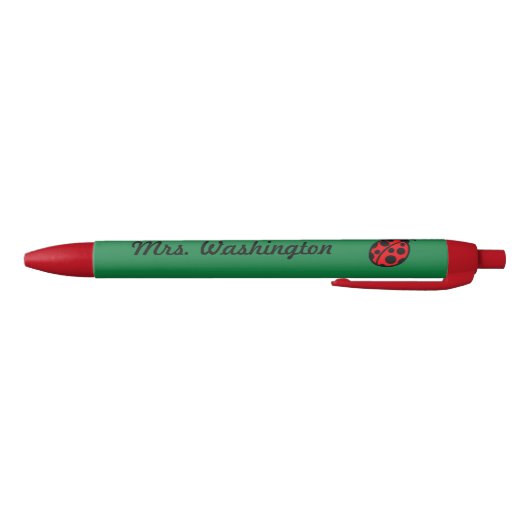 Cadeau personnalisé de stylos d'écriture Ladybug (Bas)
