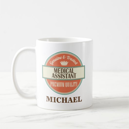 Cadeau personnalisé de tasse de bureau d'aide (Gauche)
