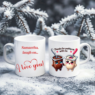 Cadeau personnalisé de tasse de nourriture mignonn