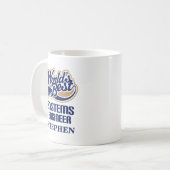 Cadeau personnalisé de tasse de technicien système (Devant gauche)