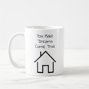 Cadeau personnalisé de tasse pour agent immobilier