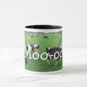 Cadeau personnalisé de vache : Tasse de lait avec (Centre)