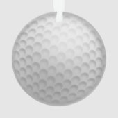 Cadeau personnalisé d'ornement de golf (dos)