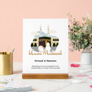 Cadeau personnalisé d'Umra Mubarak