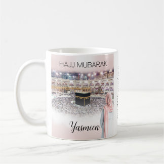 Cadeau Personnalisé Hajj Mubarak Café Mug Hajj