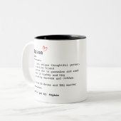 CADEAU PERSONNALISÉ, Meilleur Ami Définition Mug (Devant gauche)