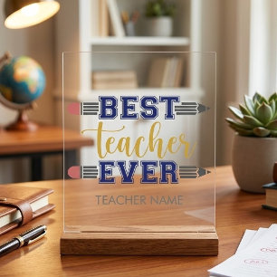 Cadeau personnalisé Meilleur Enseignant - Cadeau p