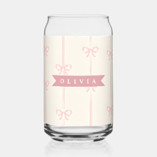 Cadeau Personnalisé Nœud Rose Élégant Coquette
