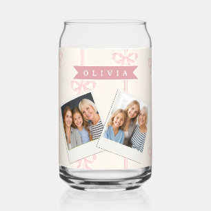 Cadeau Personnalisé Nœud Rose Élégant Coquette