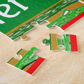 Cadeau personnalisé par puzzle de base-ball de (Côté)