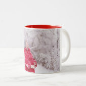 Cadeau personnalisé photo Mug | Texte blanc (Devant droit)