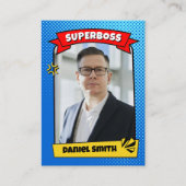 Cadeau personnalisé pour Boss, carte de commerce c (Devant)