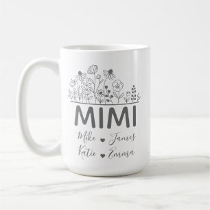 Cadeau personnalisé pour grand-mère tasse nana ave