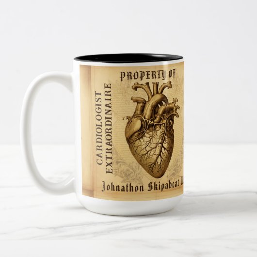 Cadeau personnalisé pour la Mug Cardiologue (Gauche)
