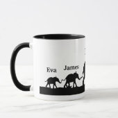 Cadeau personnalisé pour la tasse d'éléphant de (Gauche)