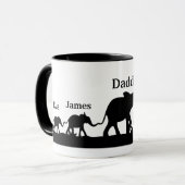 Cadeau personnalisé pour la tasse d'éléphant de (Devant gauche)