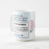 Cadeau personnalisé pour le néphrologiste Mug (Devant gauche)