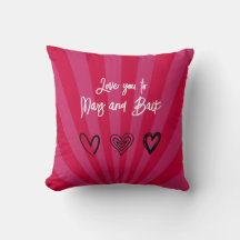 Cadeau personnalisé pour son oreiller à lancer