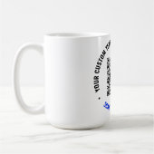 Cadeau personnalisé QR Code Mug Font et couleurs d (Gauche)