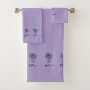 Cadeau personnalisé septembre Aster Flower pour la
