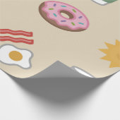 Cadeau Petit déjeuner copieux Papier à envelopper (Coin)