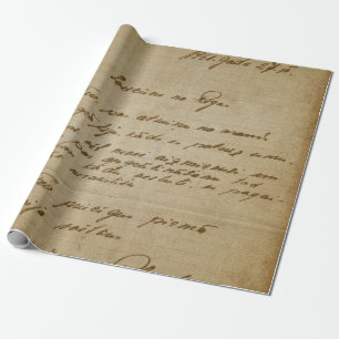 Cadeau Petit pain vintage de papier d'emballage du style