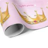 Cadeau Petit papier d'emballage de princesse Crown (Coin rond)