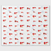 Cadeau Petit papier d'emballage de Santa (Plat)