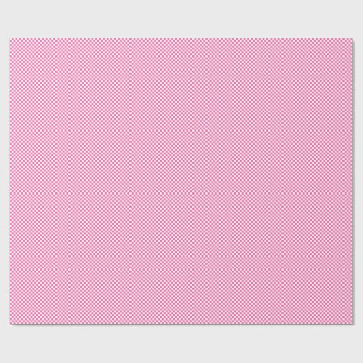 Cadeau Petit papier d'emballage rose et de blanc de (Plat)