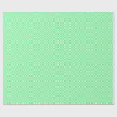 Cadeau Petit papier d'emballage vert clair et de blanc de (Plat)